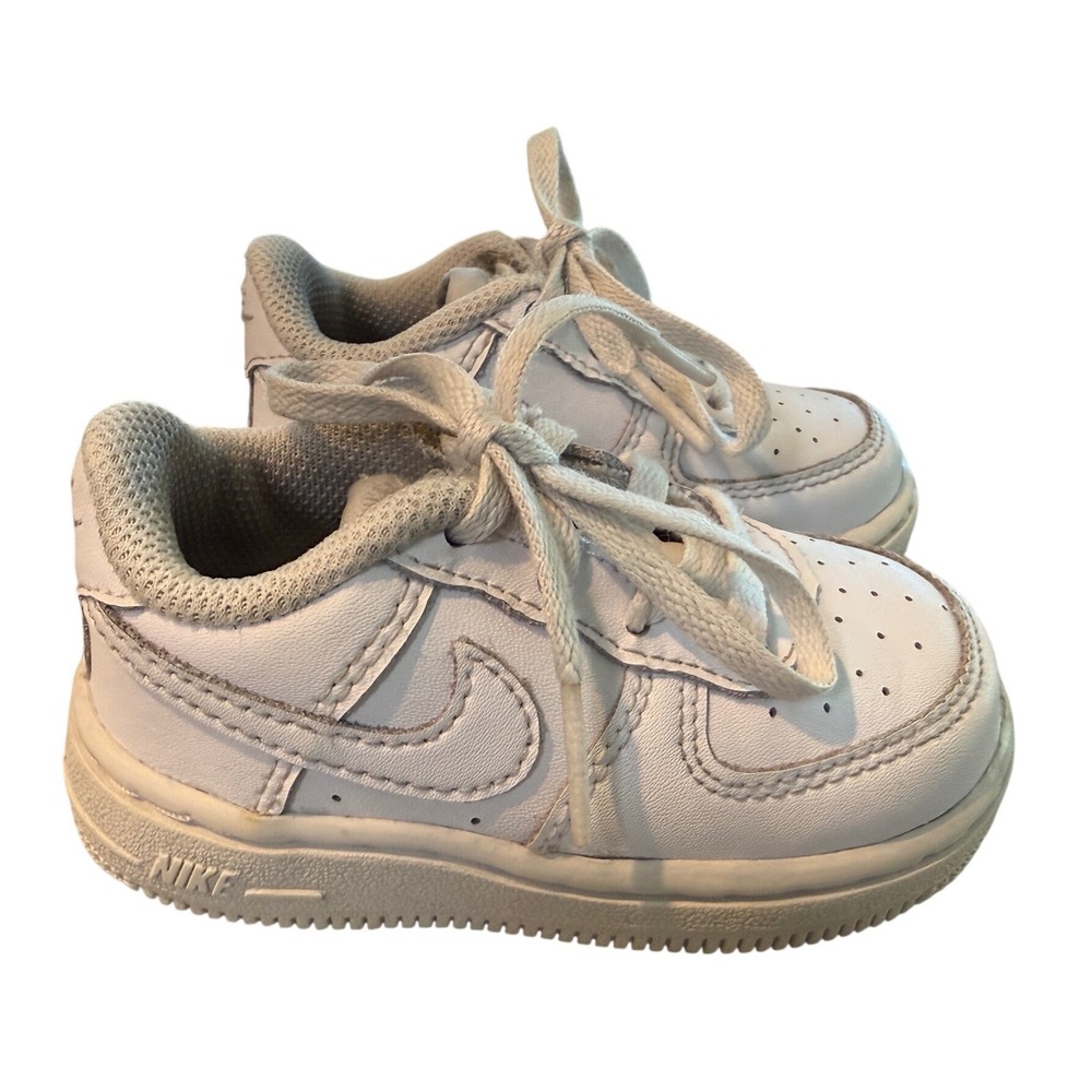 Nike Air Force 1 Toddler Shoes White Lace Up Size 5C DH2926-111 Kicks Sneakers